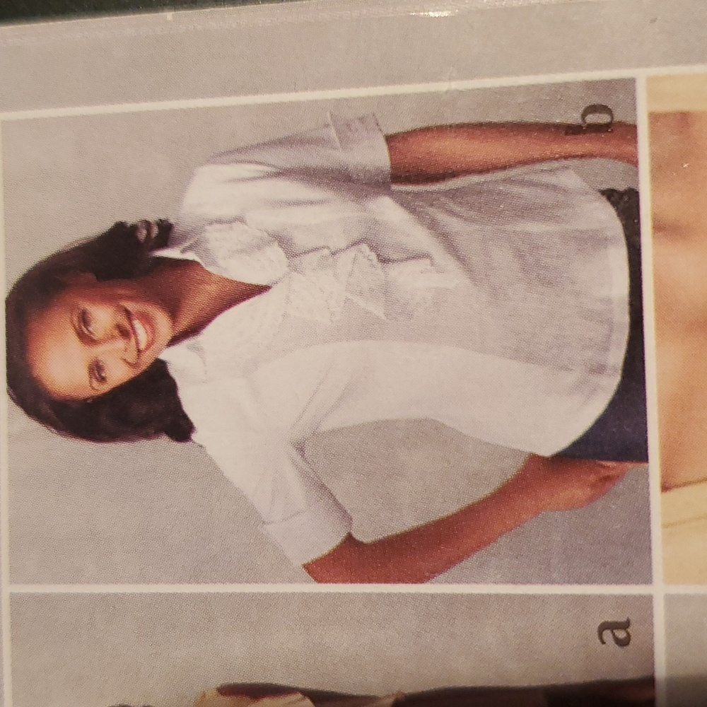 CAbi style# 351 The cutest shirt sz Med white